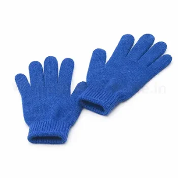 Cotton Safety Hand Gloves – Blue