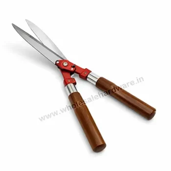 Garden Hedge Shears with Wooden...