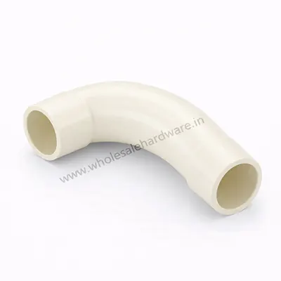 CPVC sweep bend pipe fitting for smooth directional change in plumbing lines