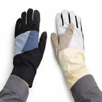 Leather Welding Safety Gloves...