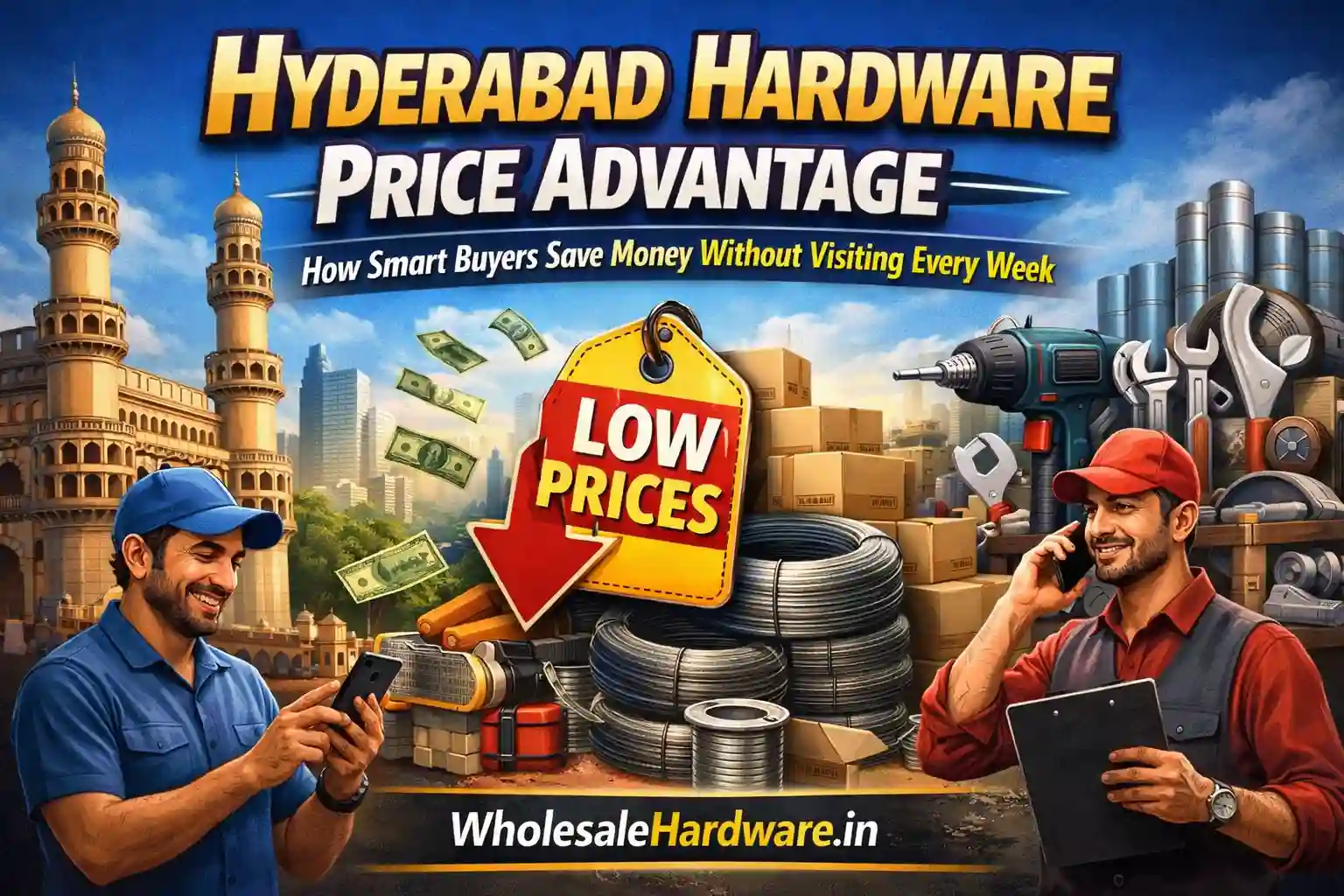 You are currently viewing Hyderabad Hardware Market Prices – Save Cost Without Visiting Every Week