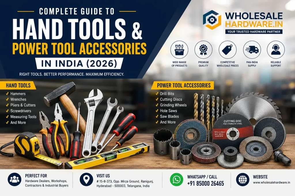 Hand Tools and Power Tool Accessories Supplier in India