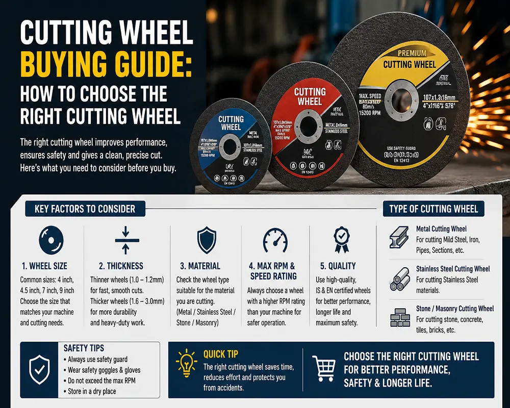 You are currently viewing Cutting Wheel Buying Guide: How to Choose the Right Cutting Wheel