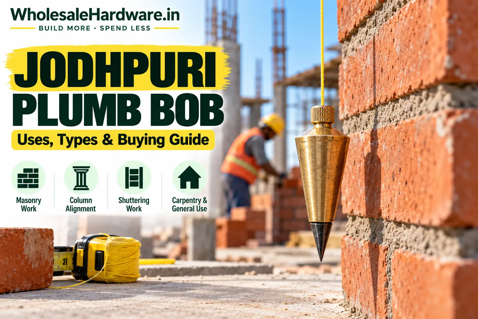 Read more about the article Jodhpuri Plumb Bob: Uses, Types & Buying Guide