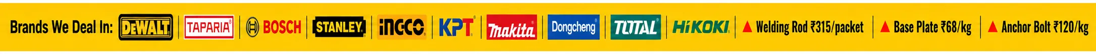 Brands We Deal In - Wholesale Hardware India